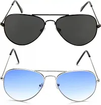 Fancy Men and Women Sunglasses for Casual Wear Pack of 2-thumb1