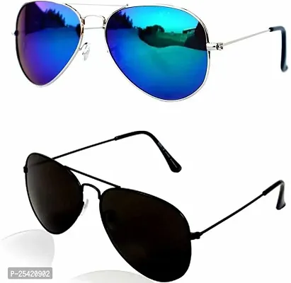 Fancy Men and Women Sunglasses for Casual Wear Pack of 2