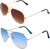 Fancy Men and Women Sunglasses for Casual Wear Pack of 2-thumb3