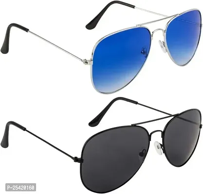 Fancy Men and Women Sunglasses for Casual Wear Pack of 2