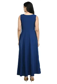 VELKEL Women Regular Soft Crepe Dress-thumb1