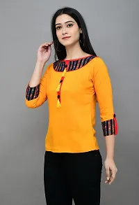 VELKEL Women Regular Soft Rayon Kurti Dress-thumb3
