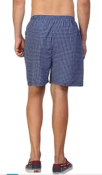 RIKSAW Men's Ultra-Light Soft Cotton Checkered Boxer Shorts ( Pack of 5 ) - Made in India-thumb1