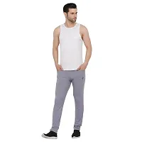 Grey Polyester Track Pants For Men pack of 2-thumb4