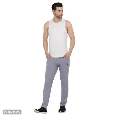 Grey Polyester Track Pants For Men pack of 2-thumb5