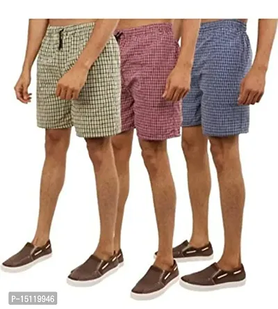 Men's Cotton Shorts (Pack of 5) (BOX-RYBl-Multicolor-M-Pack-5_Multicolor, M)-thumb3