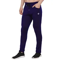 RIKSAW Track Pants for Mens/Joggers for Mens/Mens Lower Lycra Blend with 2 Side Pockets for Gym,Exercise, Morning Walk,Sports L6 Black and Navy (Size XXL) (Pack of 2 Piece Only)-thumb1