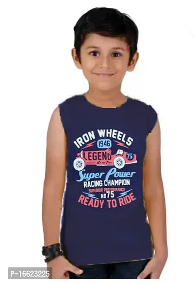 Boys Sleeveless T-Shirts Pack (5)-thumb4