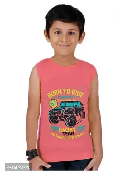 Boys Sleeveless T-Shirts Pack (5)-thumb5