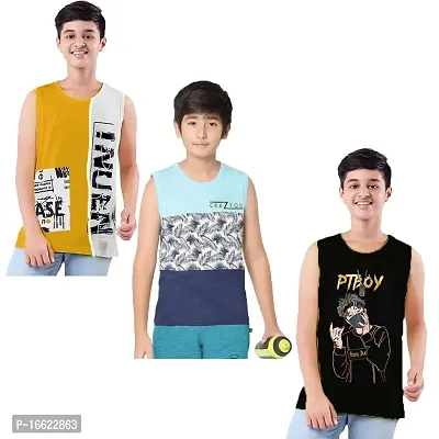 Big Boys Sleeveless T-Shirts-thumb0