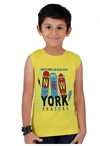 Boys Sleeveless T-Shirts Pack (5)-thumb2