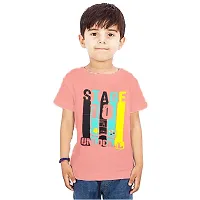 BOYS CHEST PRINT HALF SLEEVE T-SHIRTS P(5)-thumb3