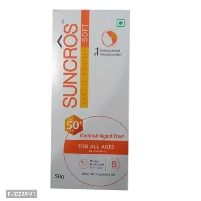 Suncros Matte Finish Soft Sunscreen Gel SPF 50+(50gm