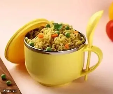 Beautiful Plastic Noodles And Soup Bowl-thumb0