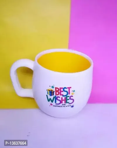 Beautiful Plastic Yellow Mug-thumb0