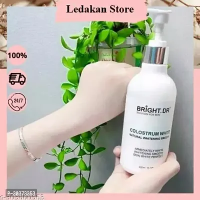 Korean milk whitening skin cream whitening shower White Body Bath Skin  (300 ml)-thumb2