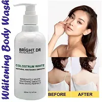 Korean Beauty.Dr- Korean Milk Whitening Shower Gel,Skin Brightening Body Wash 300ml (Pack of 2)-thumb1