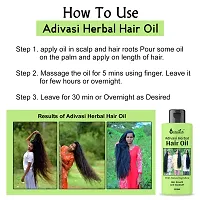 Adivasi Herbal Premium Quality, Hair Regrowth, Hair Fall Control Hair Oil 250ML-thumb1