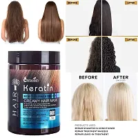 Keratin Cream Hair Mask, Moisturising  Smoothing for Dry Damaged 500ML-thumb2