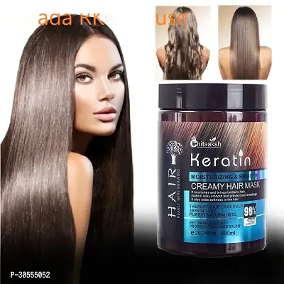 Keratin Moisturizing  Smooth Hair Mask Cream  (500 ml)