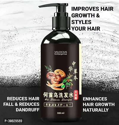 Black Seed Ginger Shampoo For Hair Growth  Hair Fall Control  (300 ml)-thumb3