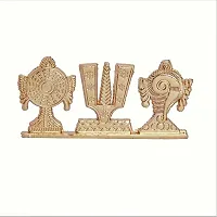 Shankh Chakra Namah Shankha Chakra Tilak Shankha Gada Padma Padmanabha Swami Vishnu for Home  Office-thumb1