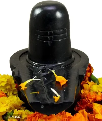 Black Marble Shiva Lingam Mahadev Idol Murti Statue  Saawan Shivratri Gifting3  3 Black Shiva Lingam