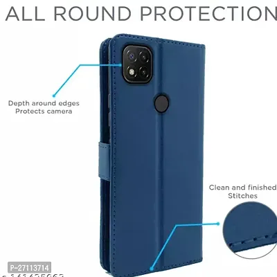 PPSMAX   Redmi 9 / Redmi 9C / Redmi 9 Activ / Redmi 10A / Poco C31 / 10A Sport Sport Flip Cover BLUE-thumb2