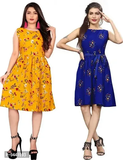 HIRLAX Women's Maxi Dress (LAXTEXT-77-80-2XL_Multicolor31_2XL)