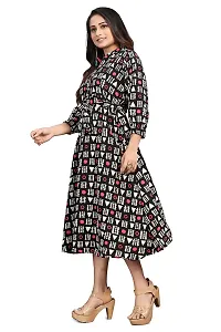 HIRLAX Gown for Women - Soft Rayon Printed A-Line Long Fancy Gown for Girls, Stitched Gown Suitable for Festival, Travelling, Holidays, Regular Wear for Ladies-thumb3