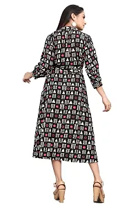 HIRLAX Gown for Women - Soft Rayon Printed A-Line Long Fancy Gown for Girls, Stitched Gown Suitable for Festival, Travelling, Holidays, Regular Wear for Ladies-thumb1