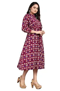 HIRLAX Gown for Women - Soft Rayon Printed A-Line Long Fancy Gown for Girls, Stitched Gown Suitable for Festival, Travelling, Holidays, Regular Wear for Ladies-thumb2