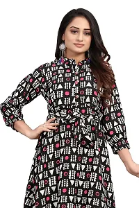 HIRLAX Gown for Women - Soft Rayon Printed A-Line Long Fancy Gown for Girls, Stitched Gown Suitable for Festival, Travelling, Holidays, Regular Wear for Ladies-thumb4