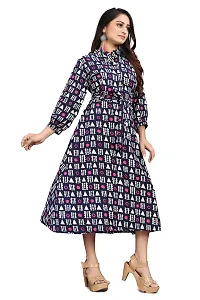 HIRLAX Gown for Women - Soft Rayon Printed A-Line Long Fancy Gown for Girls, Stitched Gown Suitable for Festival, Travelling, Holidays, Regular Wear for Ladies-thumb2