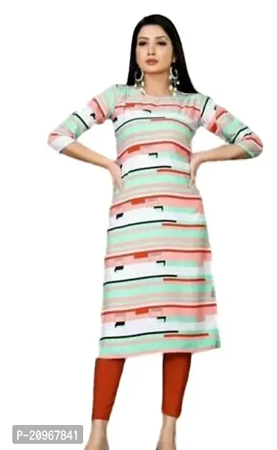 Women Crepe Print Kurti-thumb0