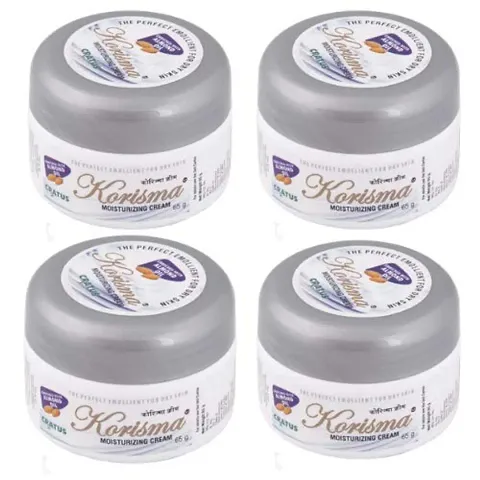 Cratus Korisma Moisturizing Hydrating Moisturizer Cream For Rejuvenating Skin 65Gms Pack Of 4