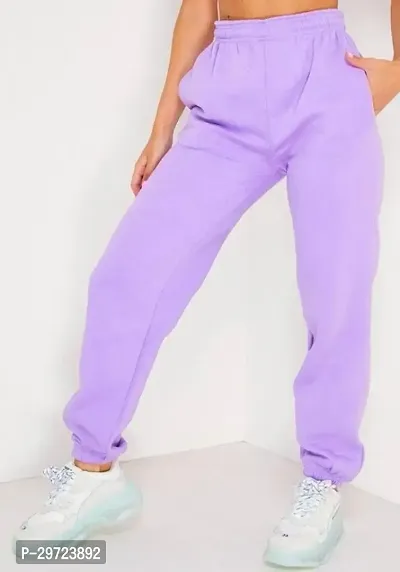 trendy stylish lavendar jogger for women's