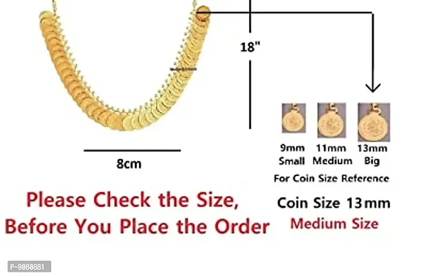 Stylish Gold-Plated Base Metal Necklace Set For Women And Girls-thumb5