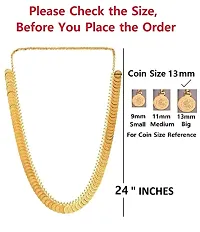 Stylish Laxmi Devi Coin Kasulaperu Traditional Temple Coin Jewellery God Lakshmi Coin Necklace Combo Set For Women-thumb4