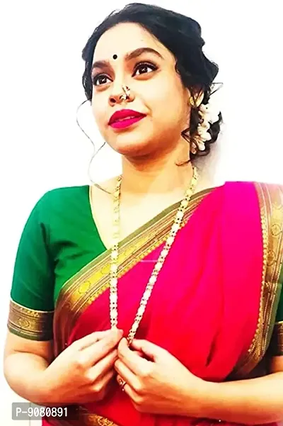 Stylish Kasulaperu Necklace Lakshmi Temple Jewellery Set For Women-thumb3