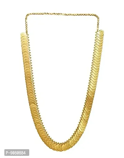 Stylish Gold-Plated Base Metal Necklace Set For Women And Girls-thumb0