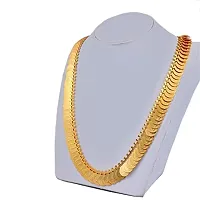 Stylish Gold-Plated Base Metal Necklace Set For Women And Girls-thumb3