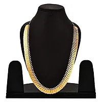 Stylish Gold-Plated Base Metal Necklace Set For Women And Girls-thumb4