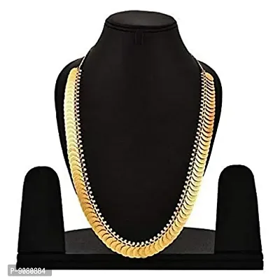 Stylish Gold-Plated Base Metal Necklace Set For Women And Girls-thumb5