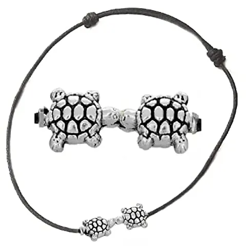 Stylish Nazar Battu Thread Adjustable Payal Tortoise Turtle Anklet For Women And Girls