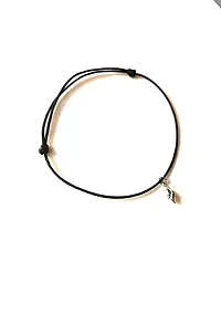 Stylish Black Anklet Threaded Anklet Ankle Bracelet Barefoot Sandal Beach Foot Jewellery-thumb1