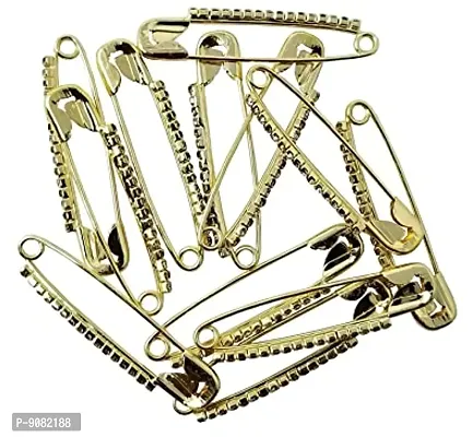 Stylish Big Safety Pin For Saree Brooches For Girls Accessories For Hijab And Sadi Sari Pins For Ladies Stone Safety Saree Pins For Women -Stone Saree Pins Gold-thumb4