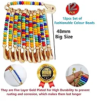 Stylish Mix Beads Saree Safety Pin For Girls Safety Sari Sadi Pin For Ladies And Daily Wear Traditional Saree Pins For Women-thumb2