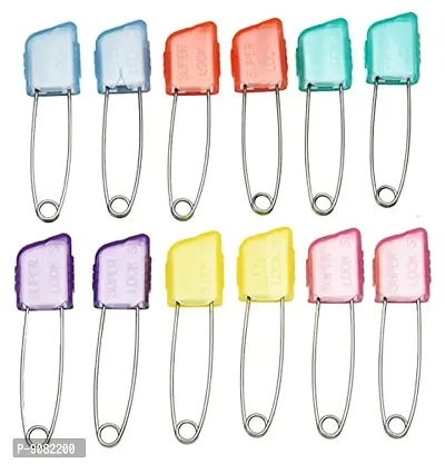 Stylish Premium Quality Sari Brooch Pins Strong Safety Locking Pins For Babies Baby Cloth Diaper Nappy Saree Pin In Bulk For Women-thumb0