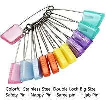 Stylish Premium Quality Sari Brooch Pins Strong Safety Locking Pins For Babies Baby Cloth Diaper Nappy Saree Pin In Bulk For Women-thumb3
